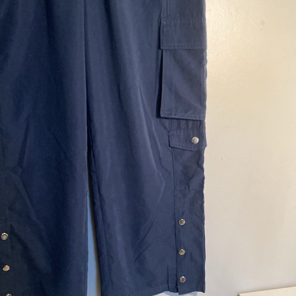BNWT 2 PAIRS AEROPOSTALE WIDE LEG 5 pockets CARGO COOL SUMMER PANTS •Size M - Picture 2 of 9